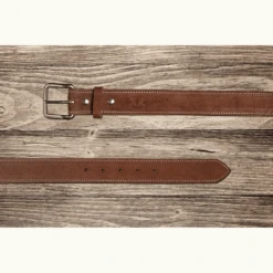 Brown Rough Out Belt