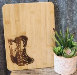 Boots Cutting Board