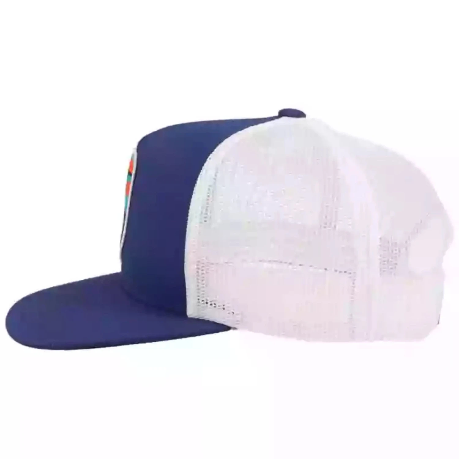 Hooey Youth High Profile Navy & White Cap-4-color Cheyenne Patch - Image 2