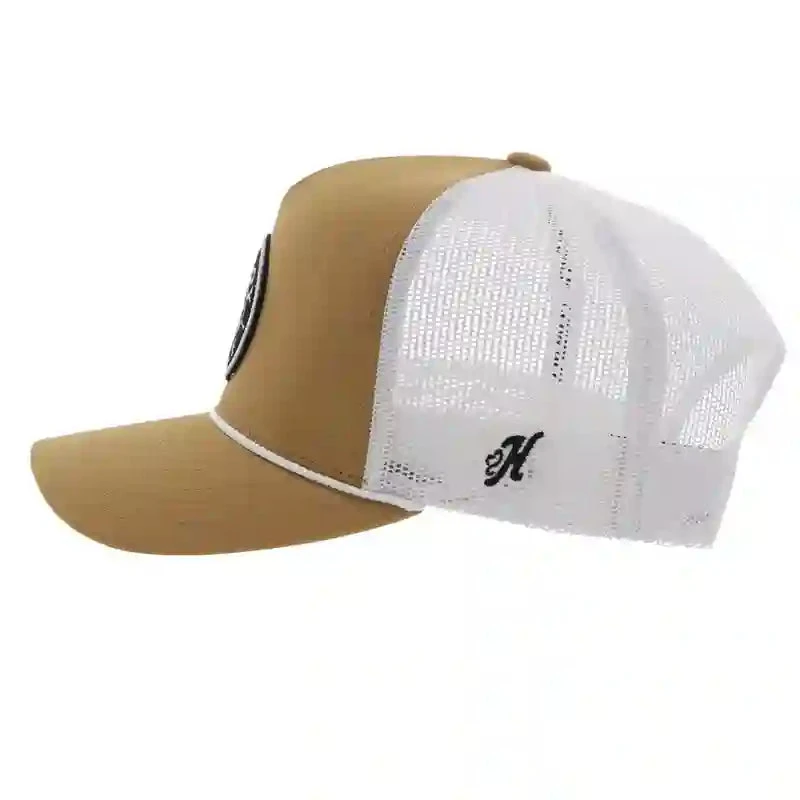 Hooey Work Tan/White Cap-Cowboy Golf Patch - Image 2