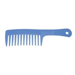 Pastel Blue Antibacterial Comb With Handle