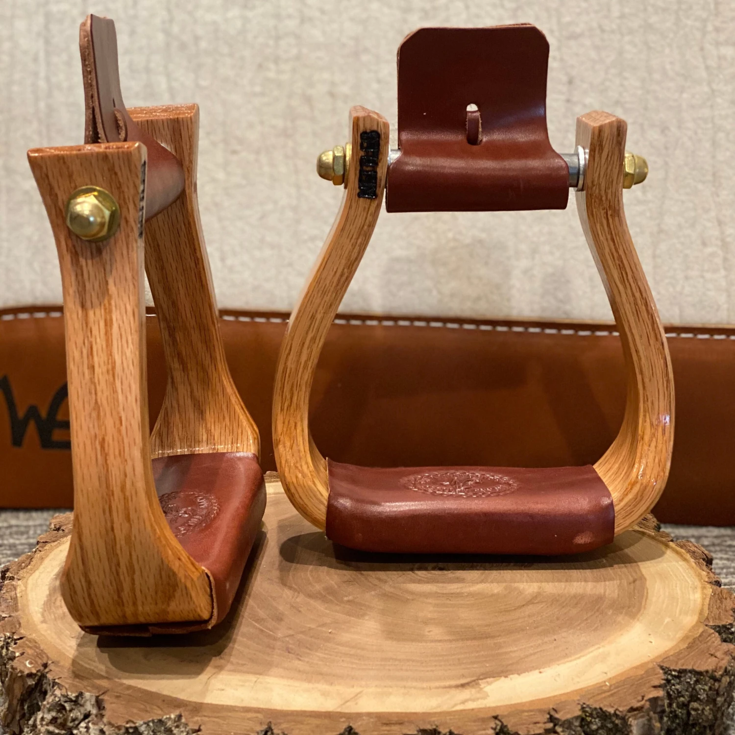 Nettles Stirrups 2" Halfbreed Varnish - Image 2