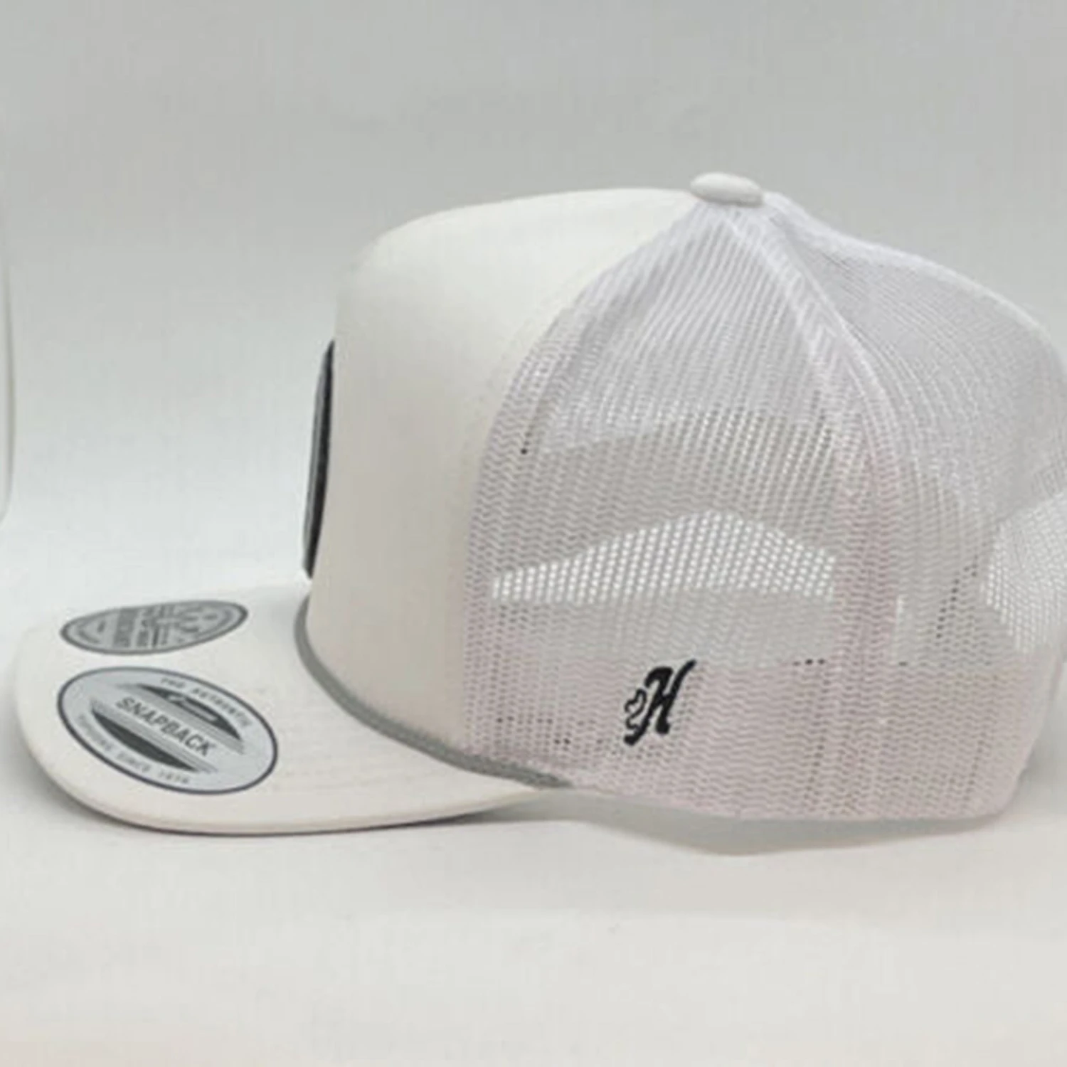 Hooey High Profile White Cap-Cowboy GOLF Patch - Image 2
