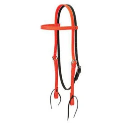 Weaver Leather Orange Trail Gear Browband Headstall