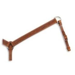 Circle Y Regular Oil Floral Tooled Breast Collar