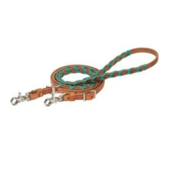 Weaver Leather Weaver 8' Turquoise Laced Barrel Rein