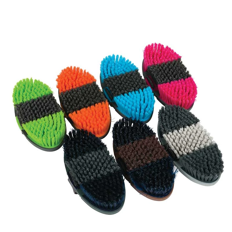 Partrade Two Tone Flexible Body Brush - Fuchsia/Grey - Image 2