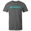 Hooey Grey Tee With Turquoise Rodeo Logo