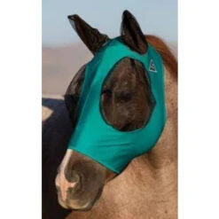 Professional's Choice Teal Comfort Fly Mask Small Horse/Cob
