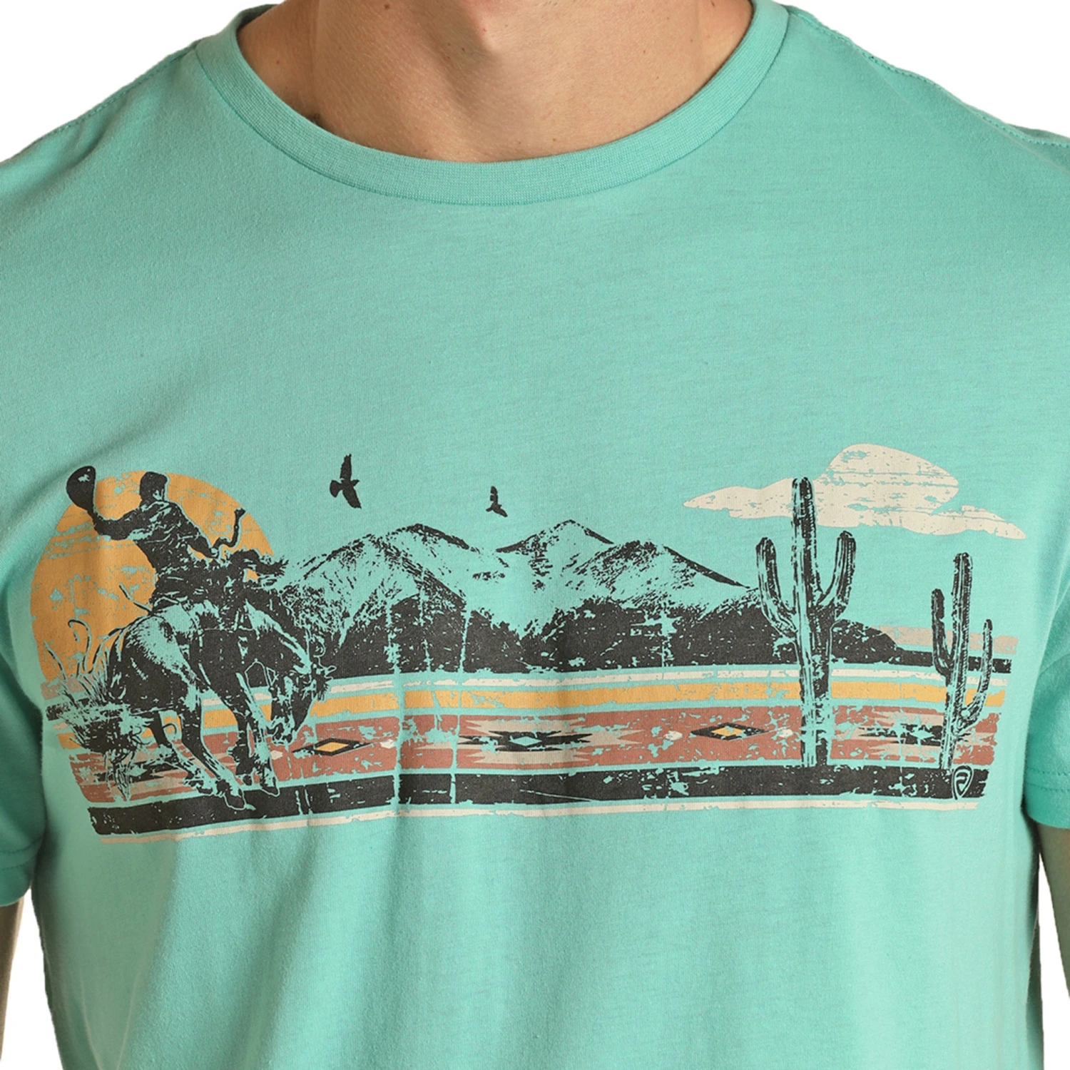 Rock & Roll Desert Turquoise Tee - Image 2