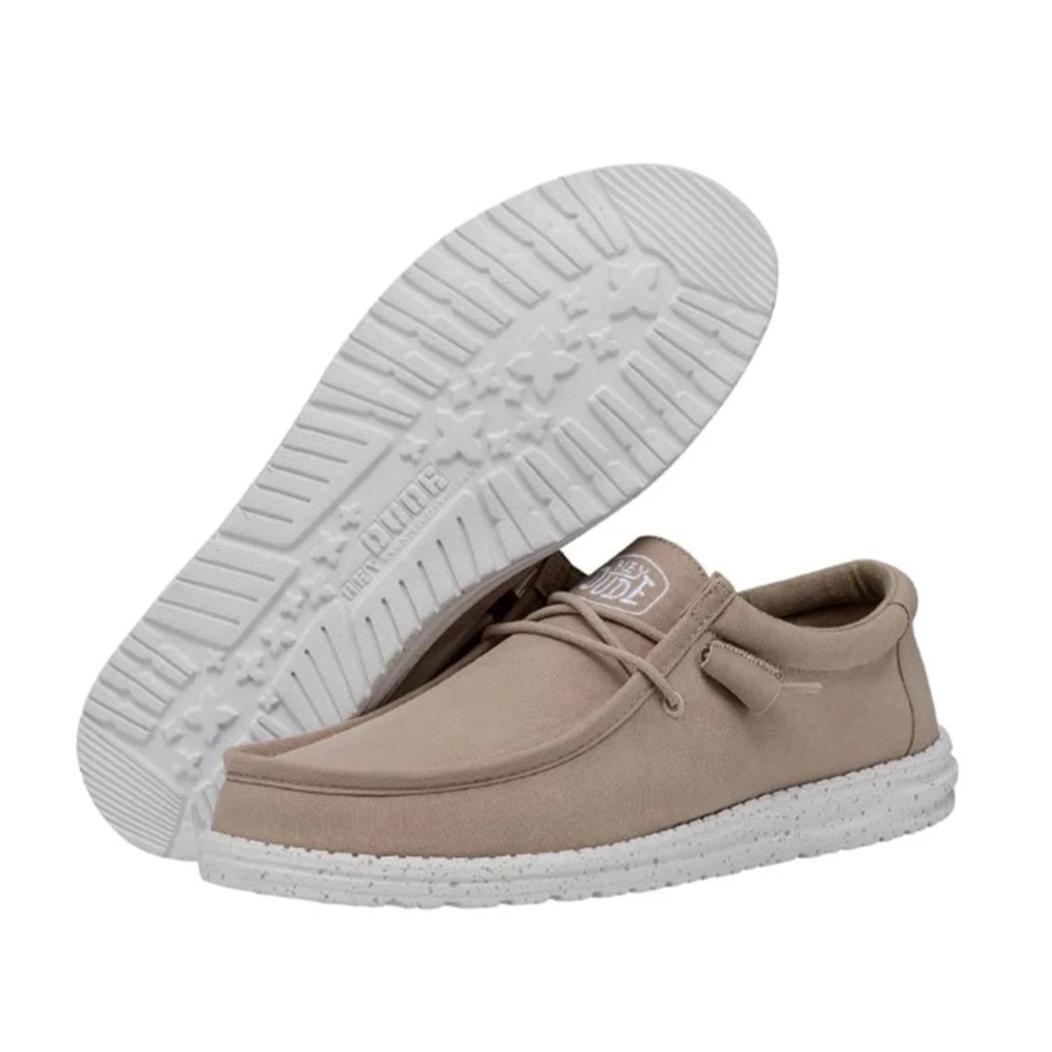 Heydude Hey Dude Men's Wally Slub Canvas Tan - Image 3