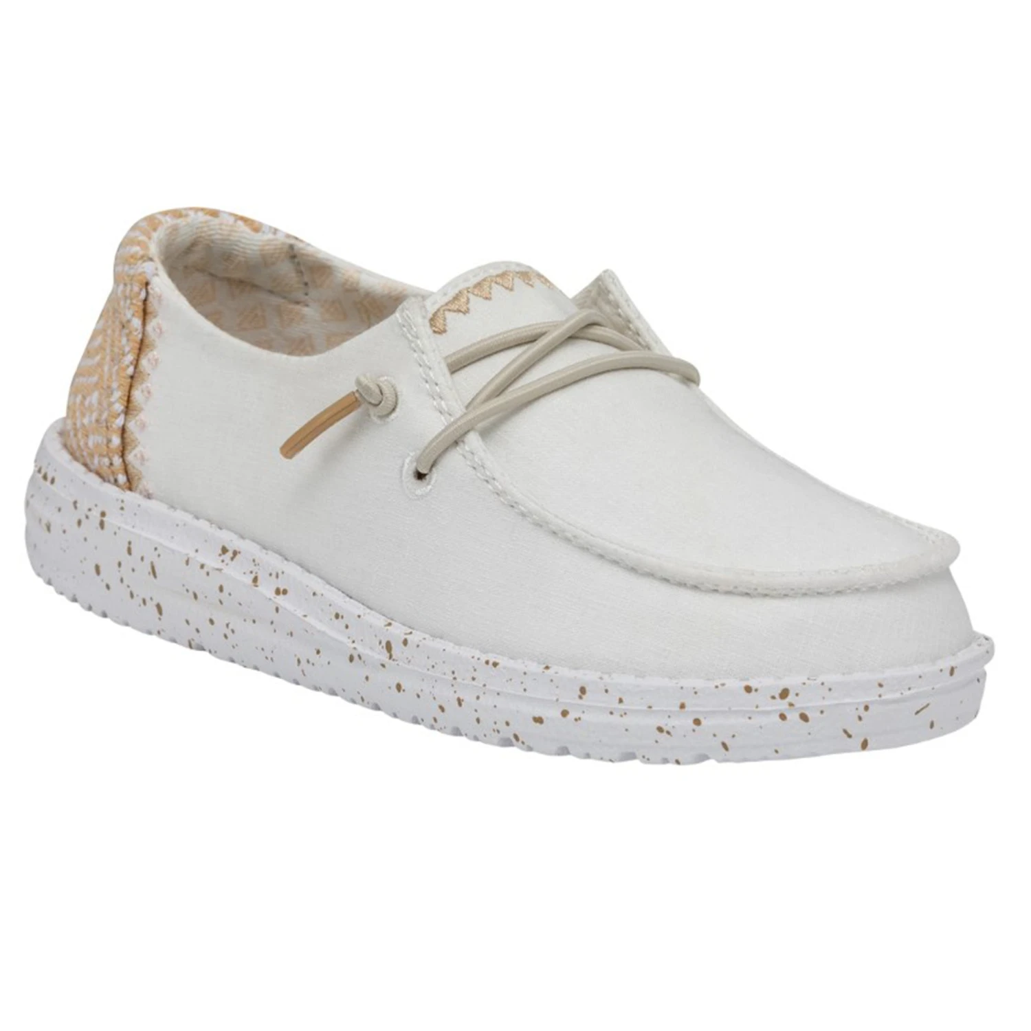 Heydude Hey Dude Youth Wendy Chambray Woven White Sand - Image 5