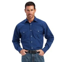 Ariat Blue Classic Snap Shirt