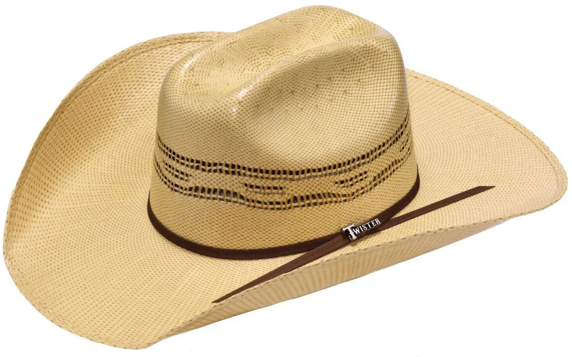 Tan Bangora Straw Hat