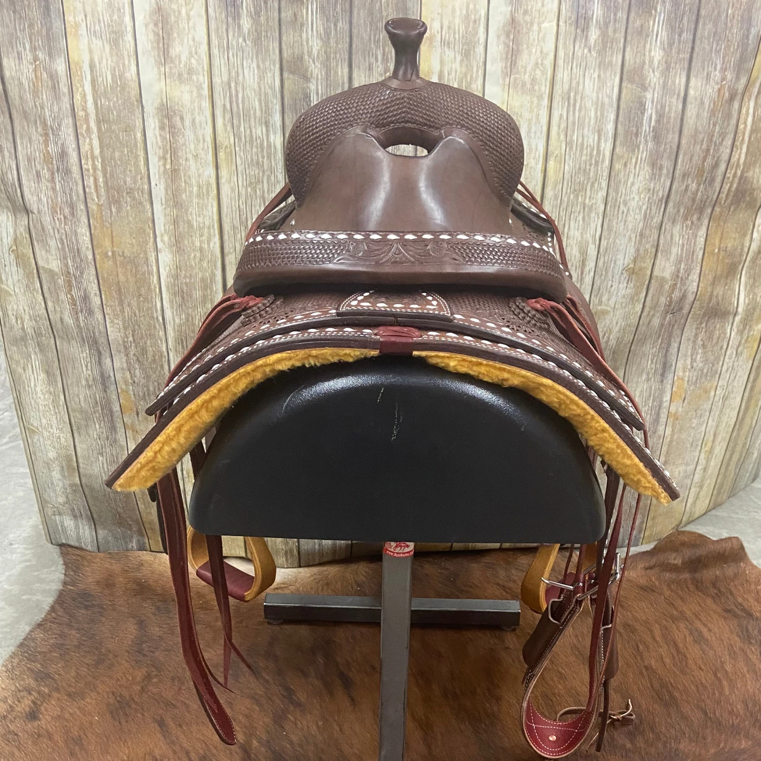 HR Saddlery 16 Inch Signature Cow Horse Saddle - Image 5