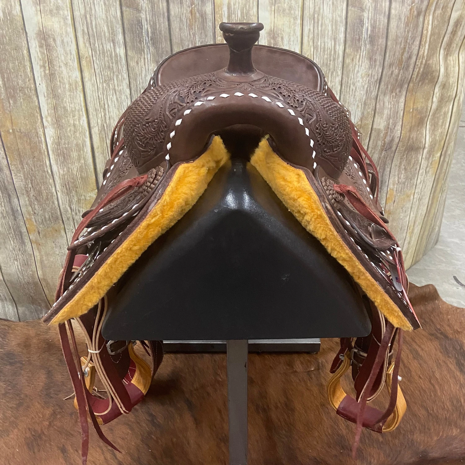 HR Saddlery 16 Inch Signature Cow Horse Saddle - Image 2