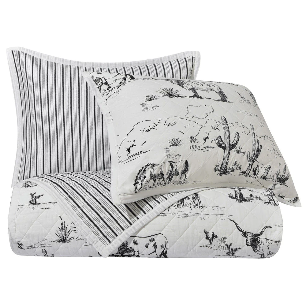 Ranch Life Reversible Quilt Set - Image 2
