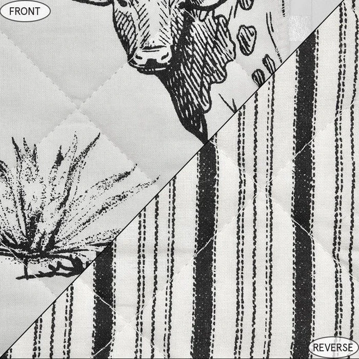 Ranch Life Reversible Quilt Set - Image 4