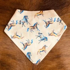 Wild Horses Bandana Drool Bib