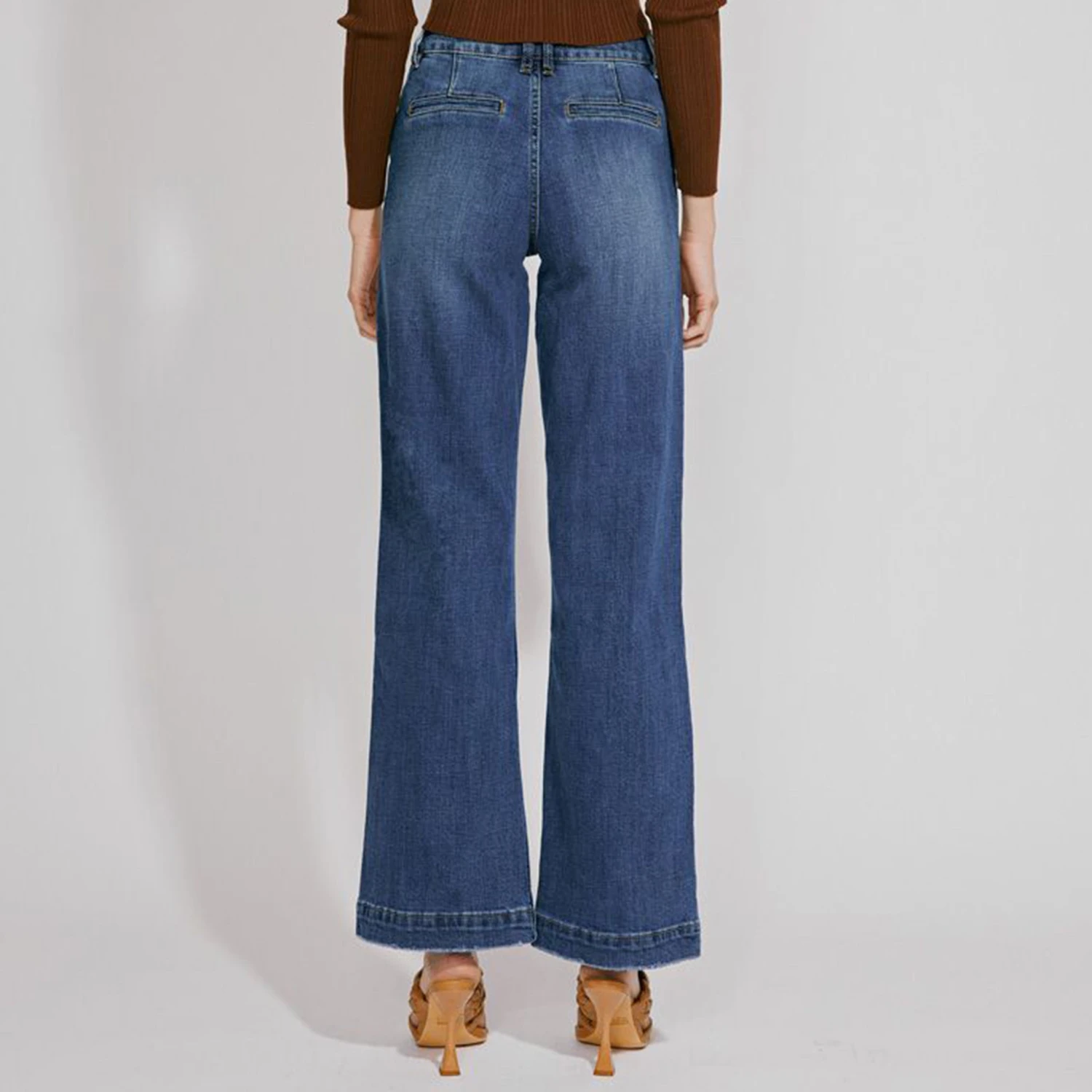 KanCan High Rise Wide Leg Trouser - Image 5