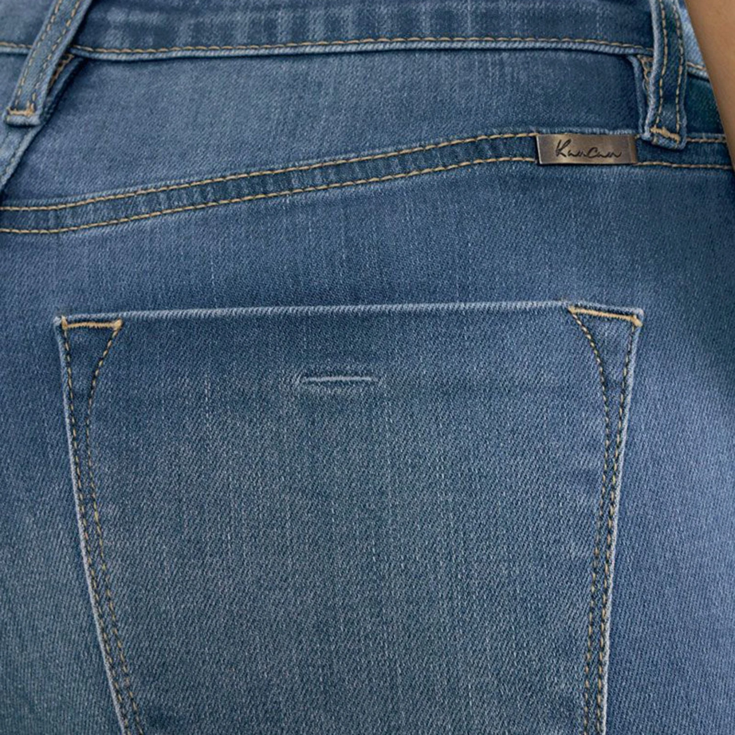 Kancan Medium Washed High Rise Super Flare Jeans - Image 4