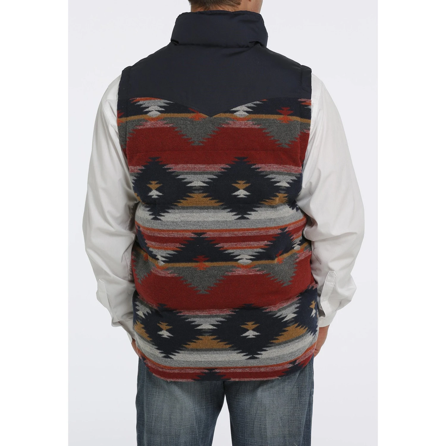 Cinch Aztec Puffer Vest - Image 3
