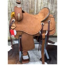 HR Saddlery 16 Inch Roughout Association Saddle