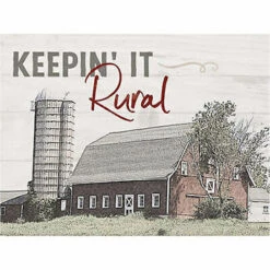 Keepin' It Rural Block Sign