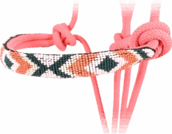 Pink Bead Rope Halter